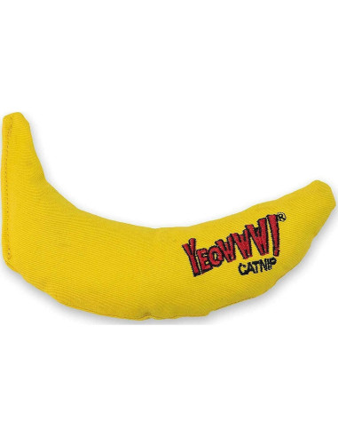 Juguete para Gato Yeowww! Catnip Orgánico Banana 3 Piezas