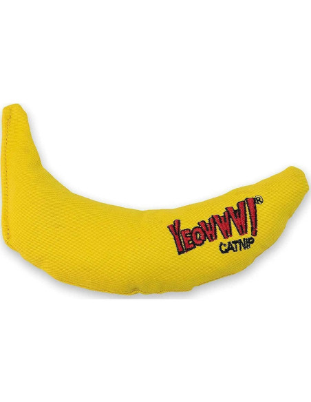 Juguete para Gato Yeowww! Catnip Orgánico Banana 3 Piezas Juguete para Gato Yeowww! Catnip Orgánico Banana 3 Piezas