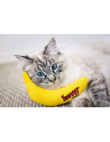 Juguete para Gato Yeowww! Catnip Orgánico Banana 3 Piezas