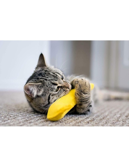 Juguete para Gato Yeowww! Catnip Orgánico Banana 3 Piezas Juguete para Gato Yeowww! Catnip Orgánico Banana 3 Piezas