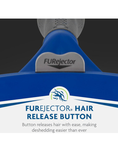 FURminator Herramienta de Deshedding para Perros Grandes Pelo Largo