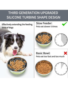 Inserto de Alimentación Lenta para Perros XIAOZHIHUI Gris 17.5cm 2