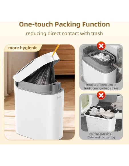 Papelera Automática Funest 3.5 Galones con Sensor USB Papelera Automática Funest 3.5 Galones con Sensor USB