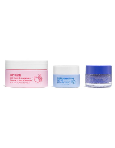 W7 Very Berry Clean - Set de Limpieza y Cuidado Labial