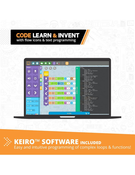 Kit de Robótica Programable Engino Coding Lab ERP Pro - 3 Motores y Sensores Kit de Robótica Programable Engino Coding Lab ERP Pro - 3 Motores y Sensores