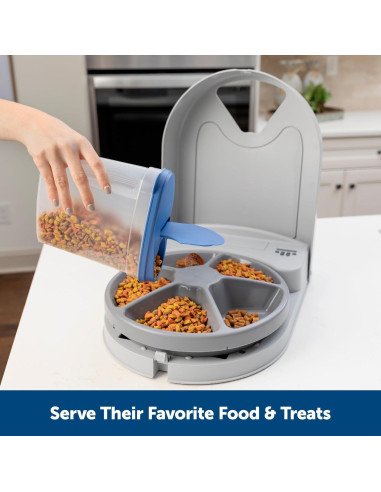 Comedero Automático PetSafe 5 Comidas 1 Taza Plástico