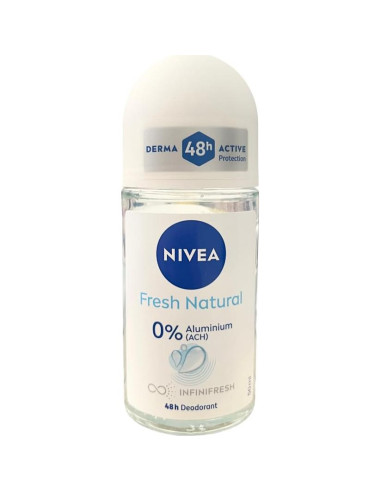 Desodorante Roll-On Nivea Fresh Natural 50ml Sin Aluminio
