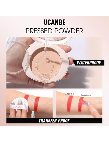 Polvo Compacto UCANBE 2-en-1 Mate Control Aceite Natural Polvo Compacto UCANBE 2-en-1 Mate Control Aceite Natural