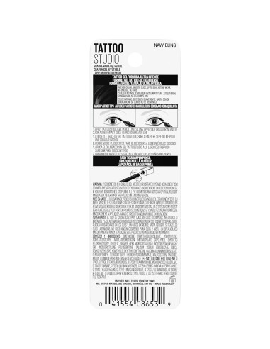 Delineador afilable Maybelline Tattoo Studio Navy Bling 1.13g