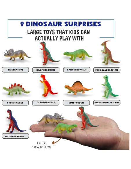 Bolas de Baño Orgánicas para Niños - Set de 9 Huevo Dino Bolas de Baño Orgánicas para Niños - Set de 9 Huevo Dino