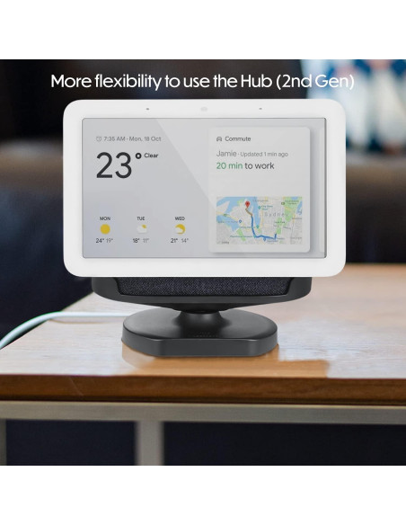 Soporte Ajustable Wasserstein para Google Nest Hub 2da Gen - Carbón Soporte Ajustable Wasserstein para Google Nest Hub 2da Gen - Carbón