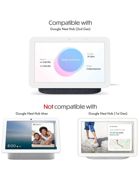 Soporte Ajustable Wasserstein para Google Nest Hub 2da Gen - Carbón Soporte Ajustable Wasserstein para Google Nest Hub 2da Gen - Carbón