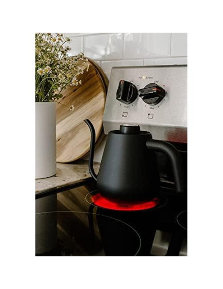 Hervidor de café y té Soma de acero inoxidable 1L negro Hervidor de café y té Soma de acero inoxidable 1L negro