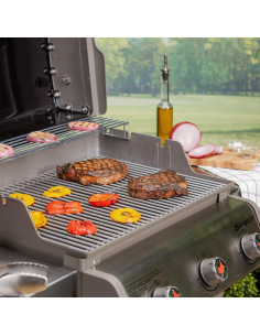 Rejilla de Cocción Acero Inoxidable Weber 2 Piezas 43.9x30cm 2