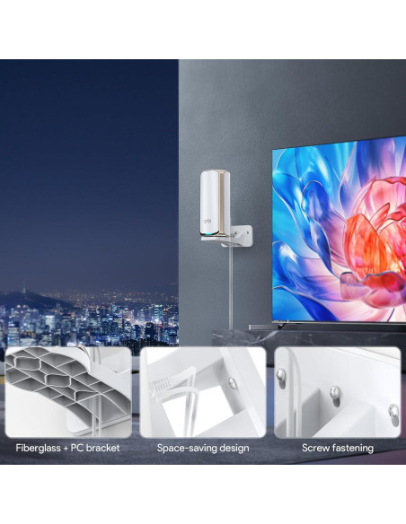 Soporte de Montaje en Pared EDUP para WiFi 7 Netgear - Blanco Soporte de Montaje en Pared EDUP para WiFi 7 Netgear - Blanco