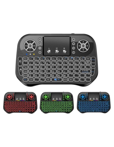 Mini Teclado Inalámbrico BIFANS con Touchpad Retroiluminado Mini Teclado Inalámbrico BIFANS con Touchpad Retroiluminado