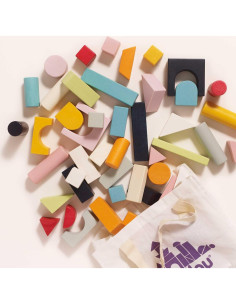 Juego de bloques de construcción de madera Le Toy Van 60 piezas 2