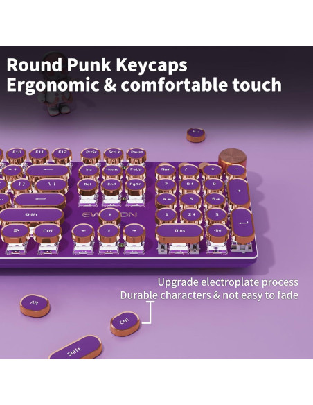 Teclado Mecánico EWEADN V20 Retroiluminado 104 Teclas Rosa Teclado Mecánico EWEADN V20 Retroiluminado 104 Teclas Rosa