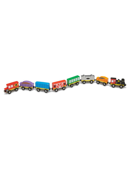 Tren Magnético de Madera Melissa & Doug - 8 Piezas Tren Magnético de Madera Melissa & Doug - 8 Piezas