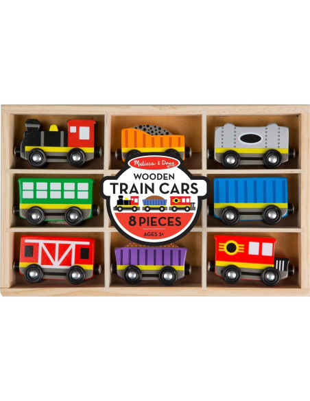 Tren Magnético de Madera Melissa & Doug - 8 Piezas Tren Magnético de Madera Melissa & Doug - 8 Piezas