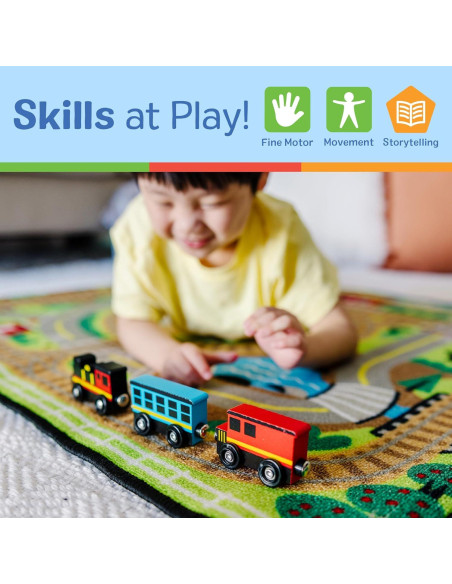 Tren Magnético de Madera Melissa & Doug - 8 Piezas Tren Magnético de Madera Melissa & Doug - 8 Piezas