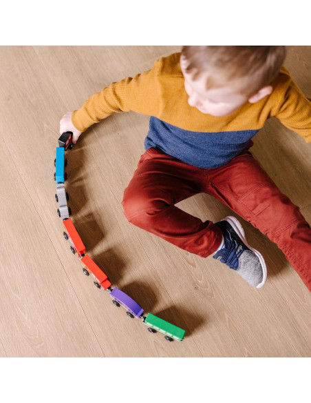 Tren Magnético de Madera Melissa & Doug - 8 Piezas Tren Magnético de Madera Melissa & Doug - 8 Piezas