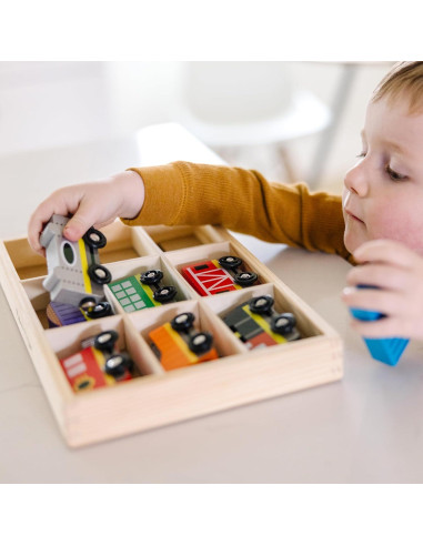 Tren Magnético de Madera Melissa & Doug - 8 Piezas