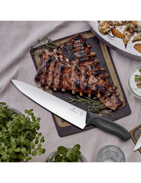 Cuchillo de Chef Victorinox Fibrox Pro 20 cm Acero Inoxidable Cuchillo de Chef Victorinox Fibrox Pro 20 cm Acero Inoxidable