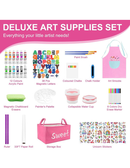 Caballete de Madera Ajustable Doselie para Niños 2-13 Años Caballete de Madera Ajustable Doselie para Niños 2-13 Años