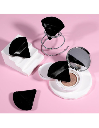 Puff de Polvo Pimoys 6 Pcs Triángulo Suave para Maquillaje