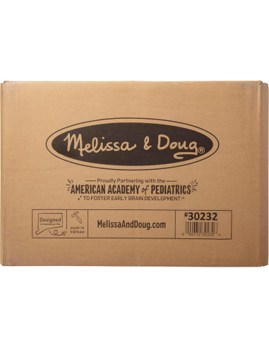Escritorio y Silla de Madera Melissa & Doug - Espresso