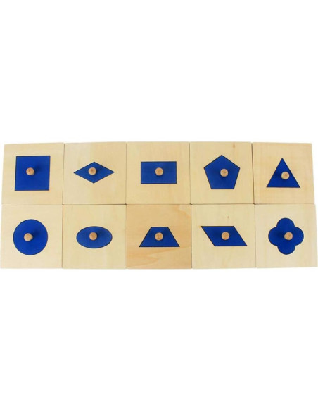 Juguete de Cognición DANNI Montessori Geometría Madera 3+ Juguete de Cognición DANNI Montessori Geometría Madera 3+
