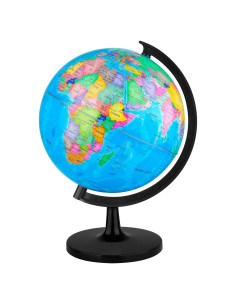 Globo Terráqueo Wizdar 25.4 cm Educativo Rotatorio para Niños