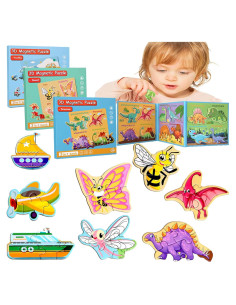 Rompecabezas Magnéticos 3D HouzeFun para Niños 3-5 Años