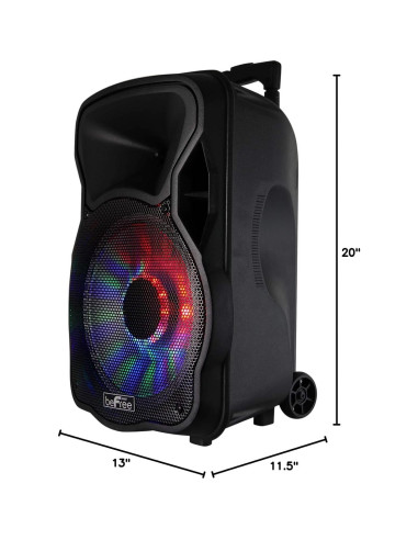 Altavoz Portátil beFree Sound BFS-12 2500W Bluetooth Recargable