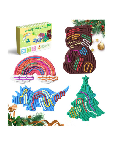 Tablero Sensorial de Silicona KVRG - 4 Piezas para Niños 3+