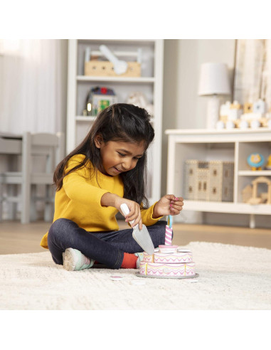 Juego de Comida de Madera Pastel 3 Capas Melissa & Doug