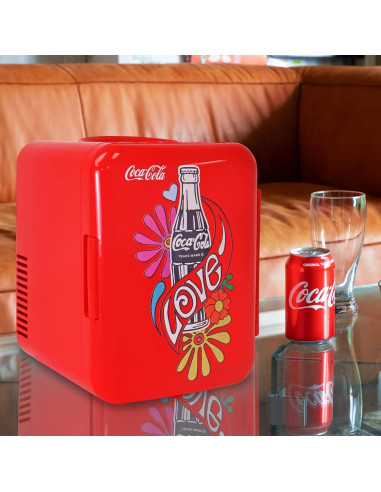 Refrigerador Mini Koolatron KDC LOVE 4L Retro Coca Cola
