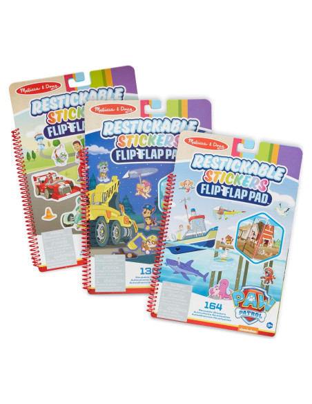 Almohadillas de Pegatinas Reutilizables Melissa & Doug PAW Patrol Almohadillas de Pegatinas Reutilizables Melissa & Doug PAW Patrol
