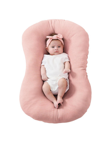 FUNUPUP Funda de Muselina para Lounger Bebé Rosa 85x52.5cm