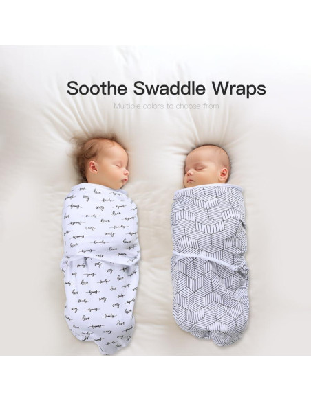 Envoltura de Swaddle Ajustable Sleepyturtle - 3 Piezas para Bebés 0-3 Meses Envoltura de Swaddle Ajustable Sleepyturtle - 3 Piezas para Bebés 0-3 Meses