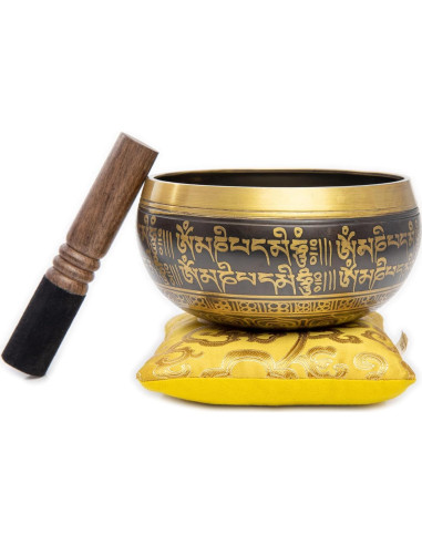 Juego de Cuencos Tibetanos Himalayan Bazaar 10.16 cm Hecho a Mano