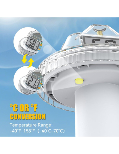 Termómetro de piscina digital BaldrTherm IPX7 310g Termómetro de piscina digital BaldrTherm IPX7 310g