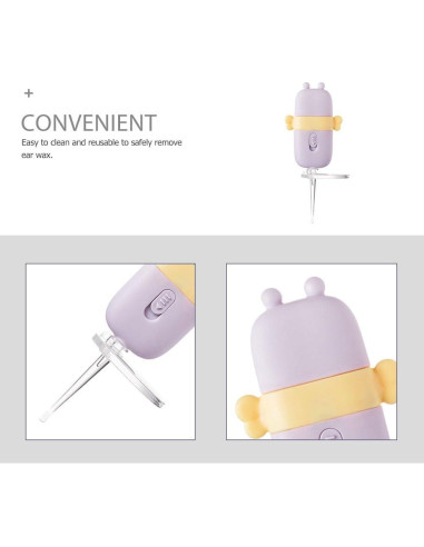 Removedor de Cerumen LED TOYANDONA para Niños - Seguro y Efectivo