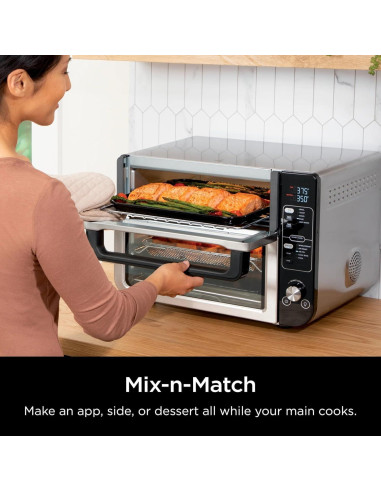 Horno Doble Ninja DCT400 10-en-1 Acero Inoxidable Renovado