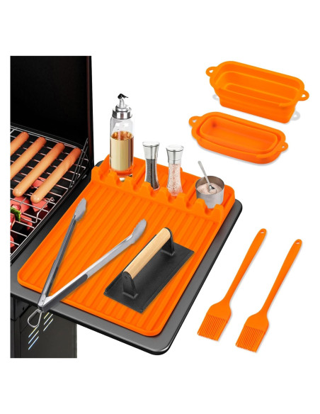Juego de Herramientas para Parrilla TIKNIK - Alfombrilla Silicona 39.9x27.9cm Juego de Herramientas para Parrilla TIKNIK - Alfombrilla Silicona 39.9x27.9cm