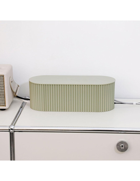 Caja Organizadora de Cables Pequeña NINEWEEN Verde 32.3x13x10.4cm Caja Organizadora de Cables Pequeña NINEWEEN Verde 32.3x13x10.4cm