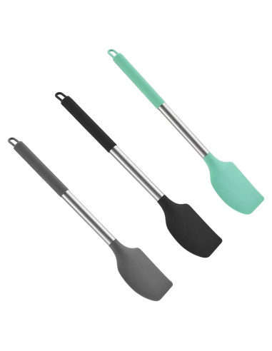 Juego de Espátulas de Silicona Cyoufine 3-Pack 33 cm Antiadherente