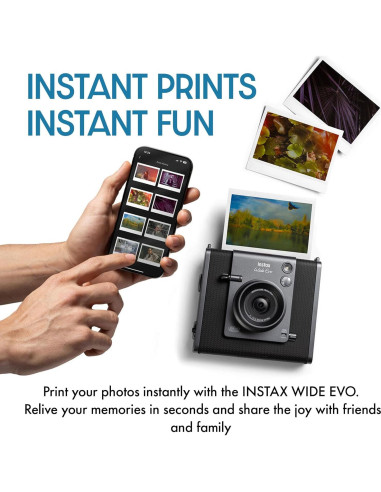 Cámara instantánea híbrida Fujifilm Instax Wide EVO 16MP