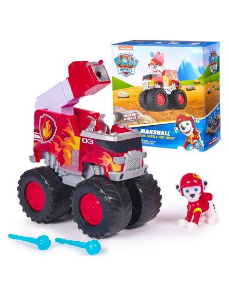 Camión de Bomberos Marshall PAW Patrol con Lanzador Camión de Bomberos Marshall PAW Patrol con Lanzador